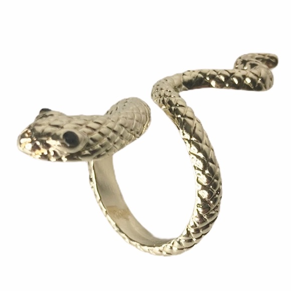 New Vivid 3D Snake Open Adjustable Ring - Picture 2 of 5